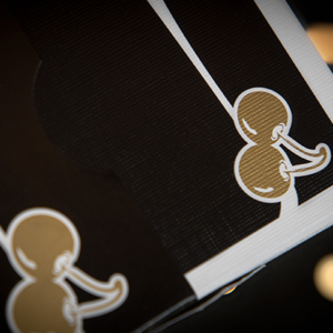 Cherry Casino (Monte Carlo Black and Gold) Playing Cards