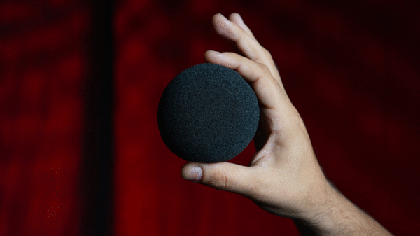Sponge Balls 50PK BLACK 3" by Murphy's Magic